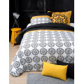 LEZY - COTON  duvet cover set and 2 square pillowcases euro